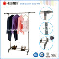 DIY Extendable Single-Rod Steel Clothes Hanger Rack (CJ-B1123)